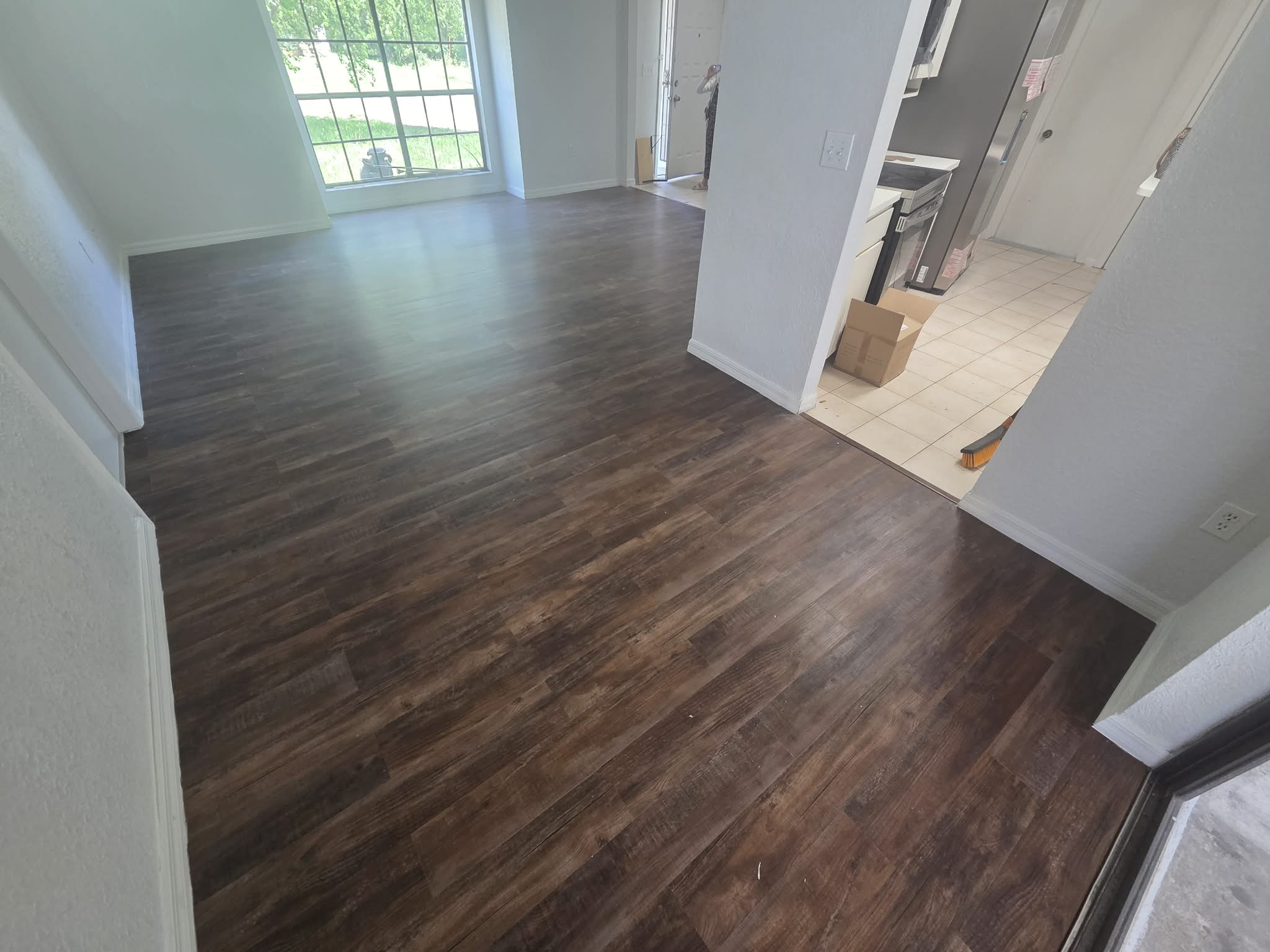 Tile and flooring installation project by To The Rescue LLC