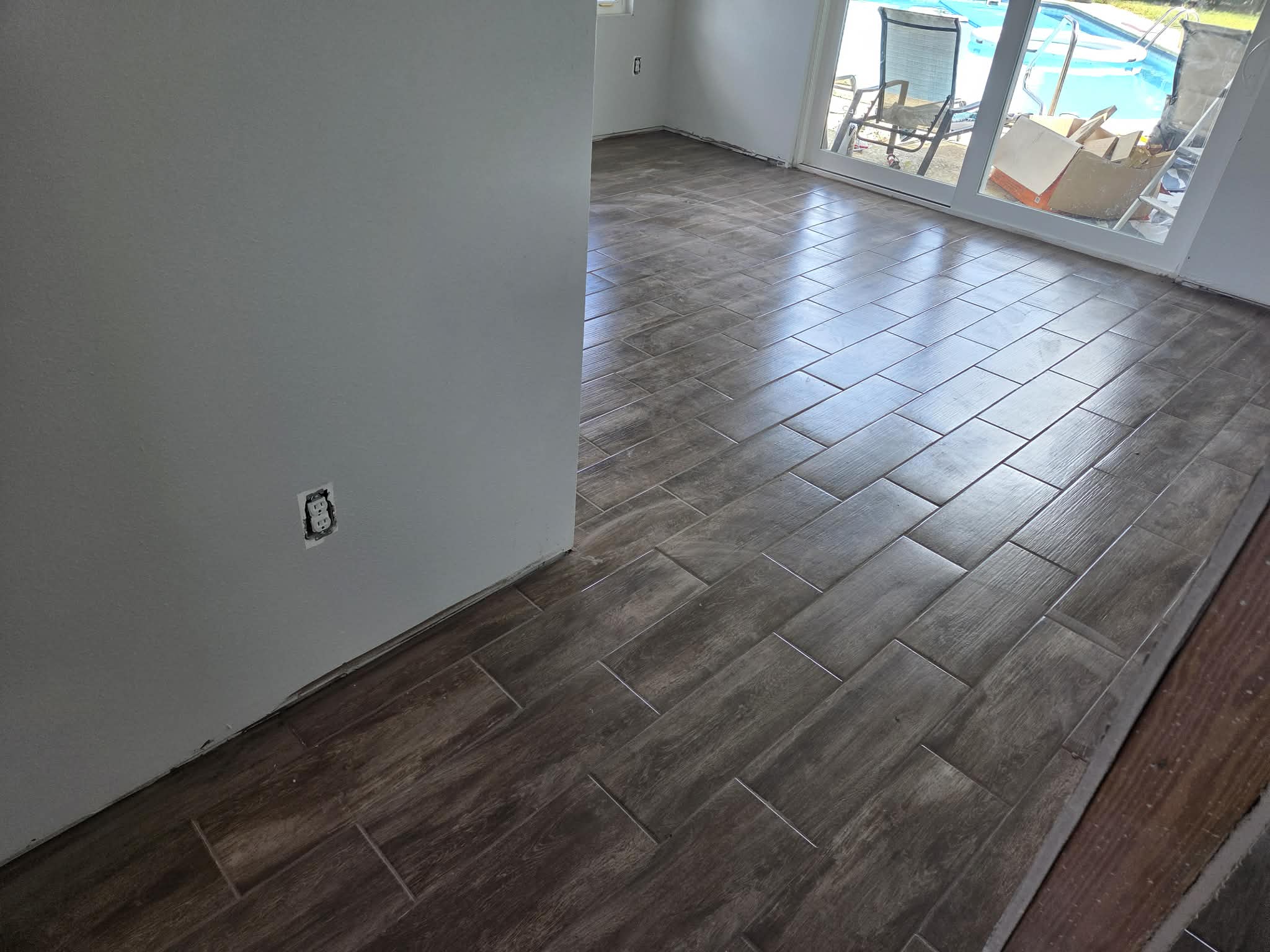 Tile installation and home repair project by To The Rescue LLC